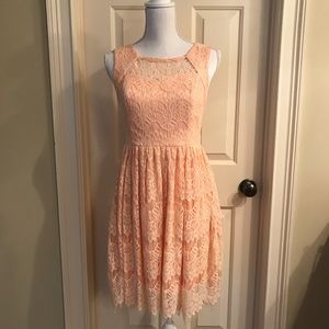 Ya Los Angeles mini lace dress